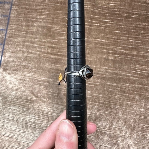 Smokey Quartz wire wrapping ring - Picture 4 of 5